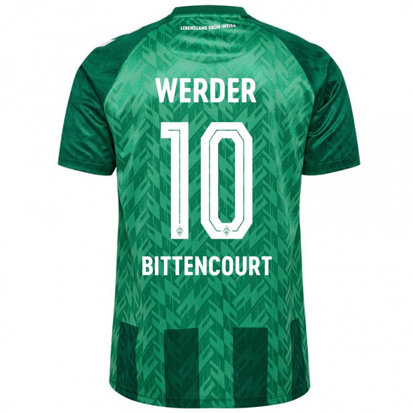 Homem Camisola Leonardo Bittencourt #10 Verde Principal 2024/25 Camisa Brasil