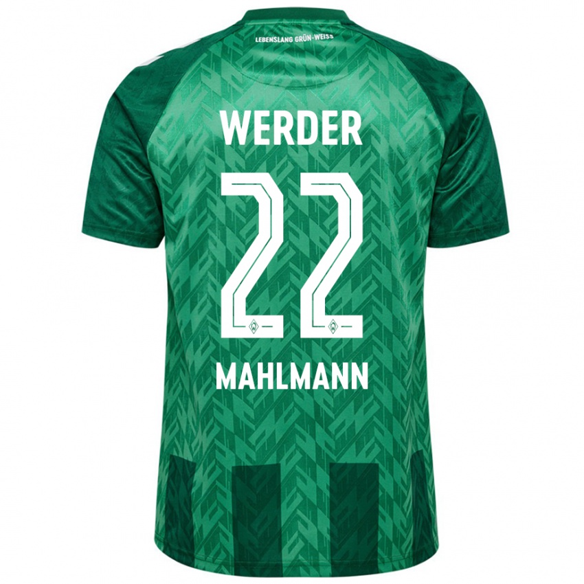 Homem Camisola Justus Mahlmann #22 Verde Principal 2024/25 Camisa Brasil