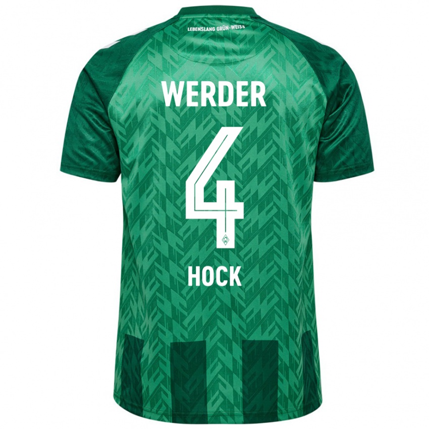 Homem Camisola Alexander Höck #4 Verde Principal 2024/25 Camisa Brasil