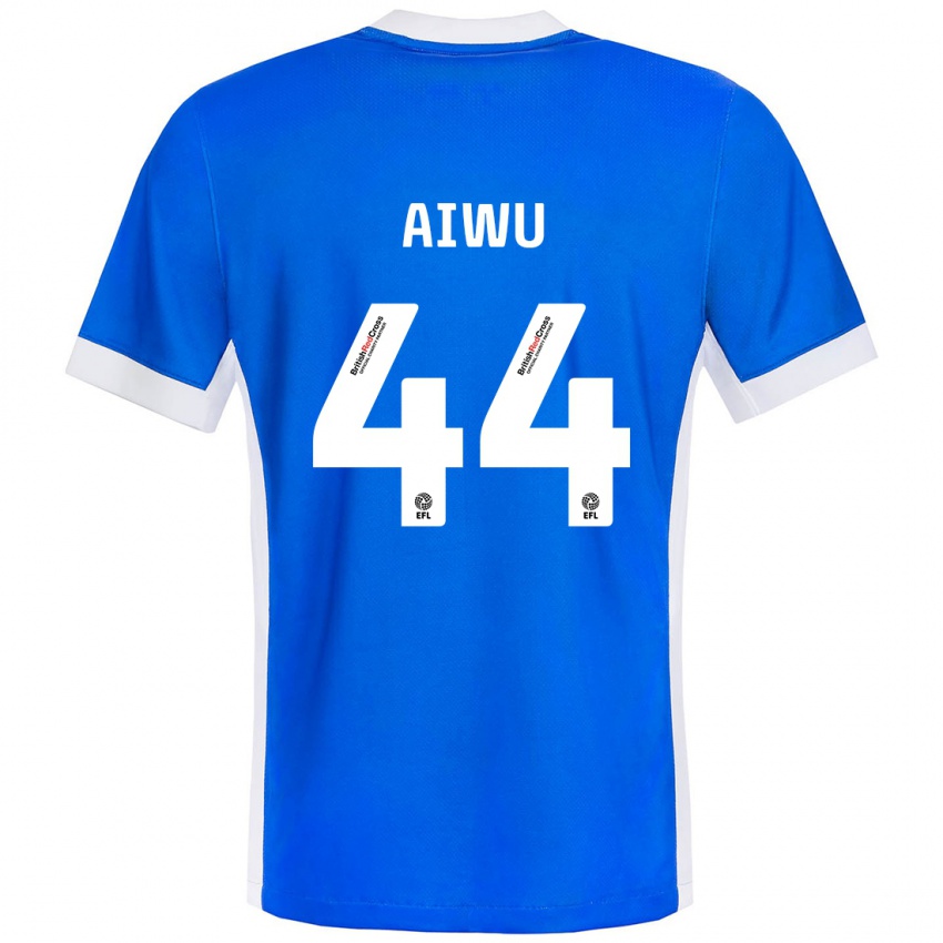 Homem Camisola Emanuel Aiwu #44 Branco Azul Principal 2024/25 Camisa Brasil