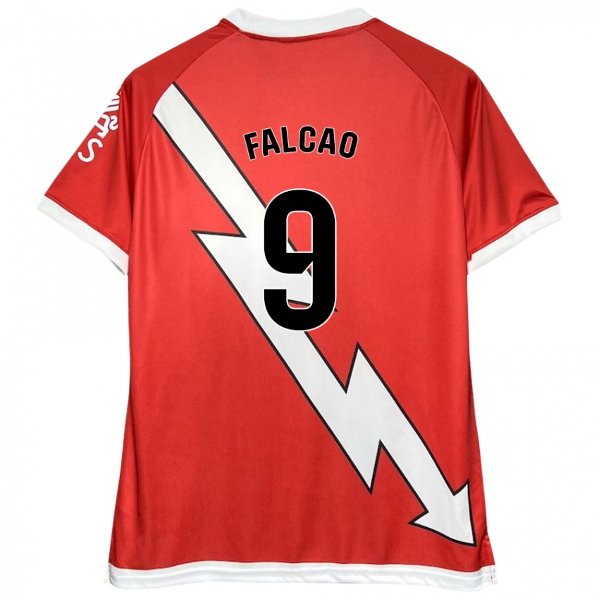 Homem Camisola Radamel Falcao #9 Vermelho Branco Principal 2024/25 Camisa Brasil