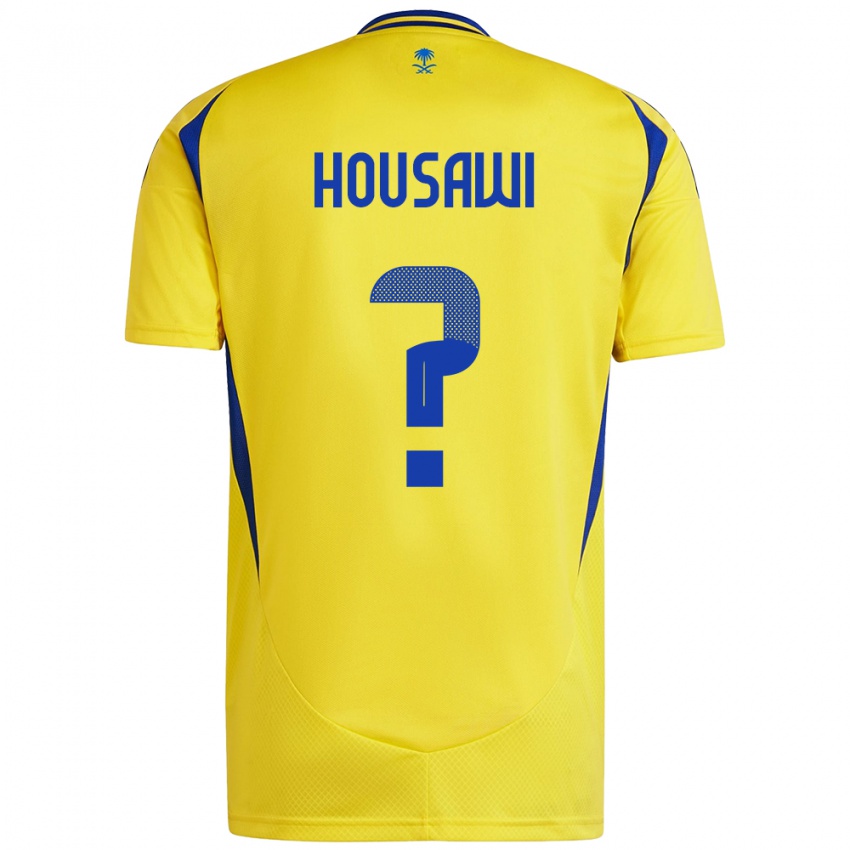 Homem Camisola Asser Housawi #0 Azul Amarelo Principal 2024/25 Camisa Brasil