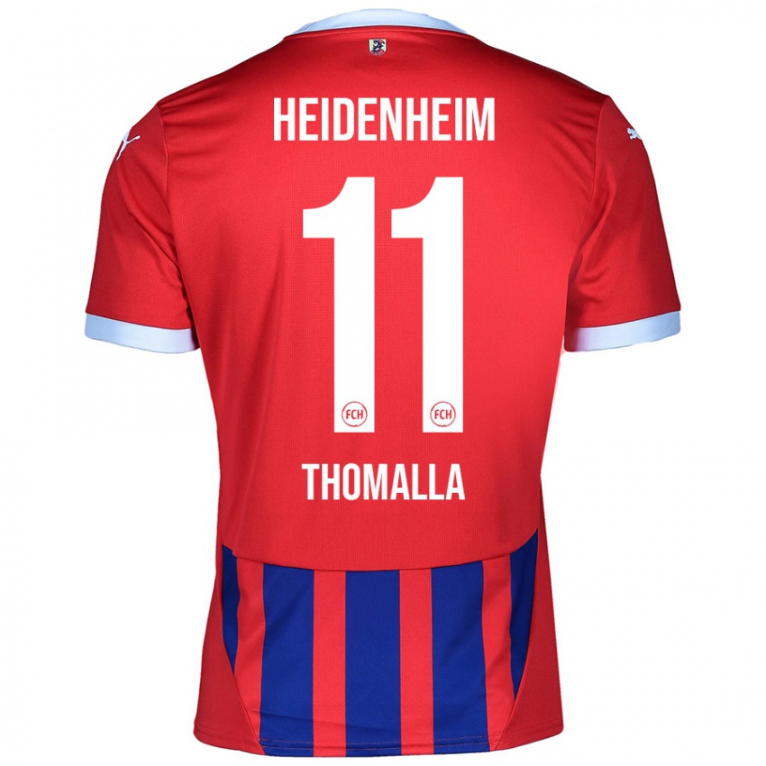 Homem Camisola Denis Thomalla #11 Azul Vermelho Principal 2024/25 Camisa Brasil