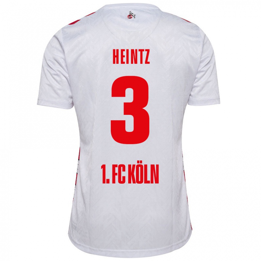 Homem Camisola Dominique Heintz #3 Vermelho Branco Principal 2024/25 Camisa Brasil