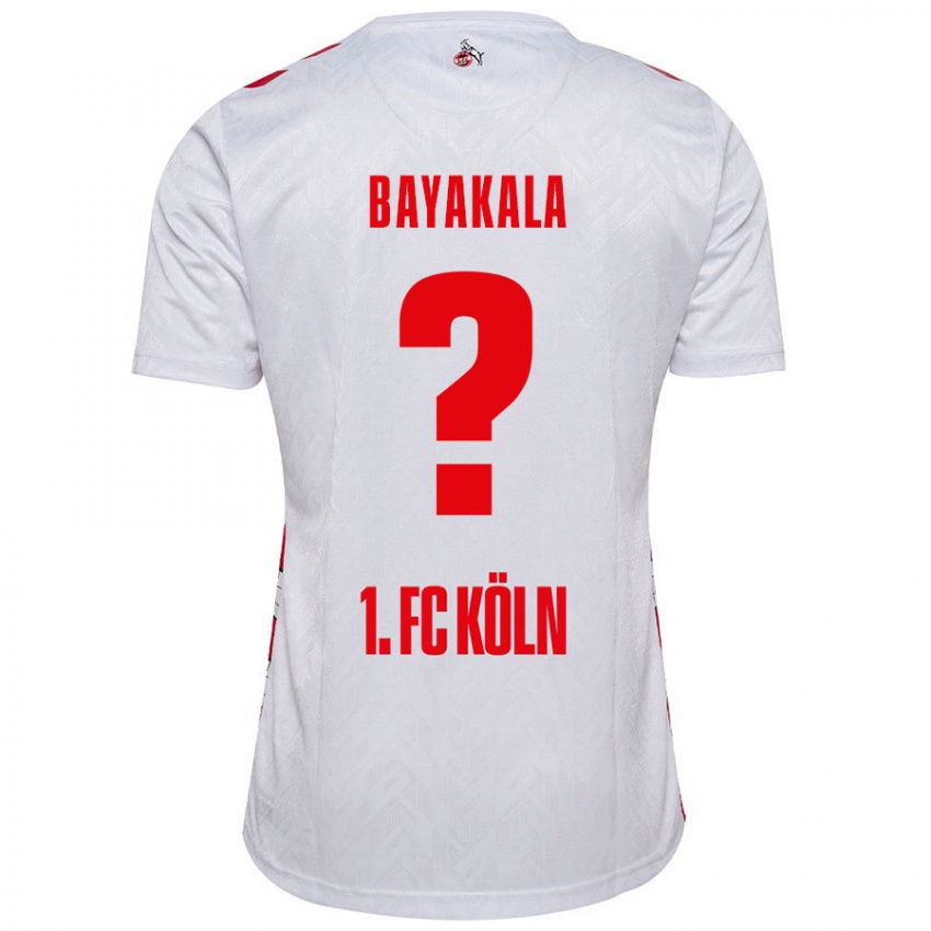 Homem Camisola Aaron Bayakala #0 Vermelho Branco Principal 2024/25 Camisa Brasil