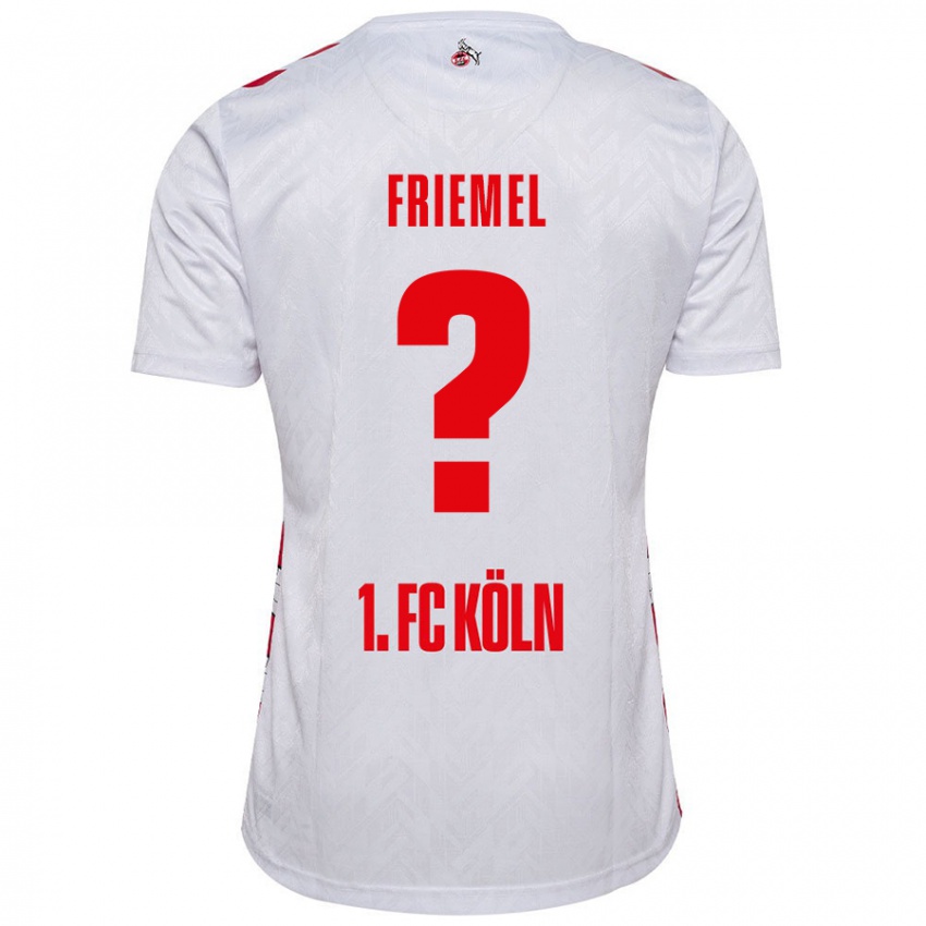 Homem Camisola Jonathan Friemel #0 Vermelho Branco Principal 2024/25 Camisa Brasil