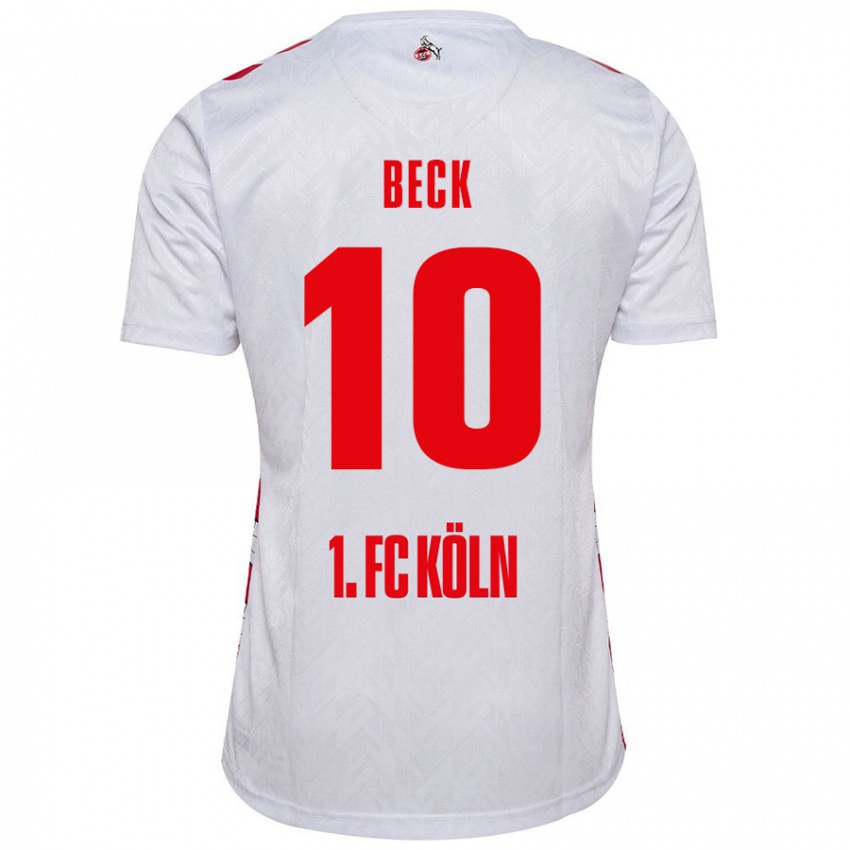 Homem Camisola Sharon Beck #10 Vermelho Branco Principal 2024/25 Camisa Brasil