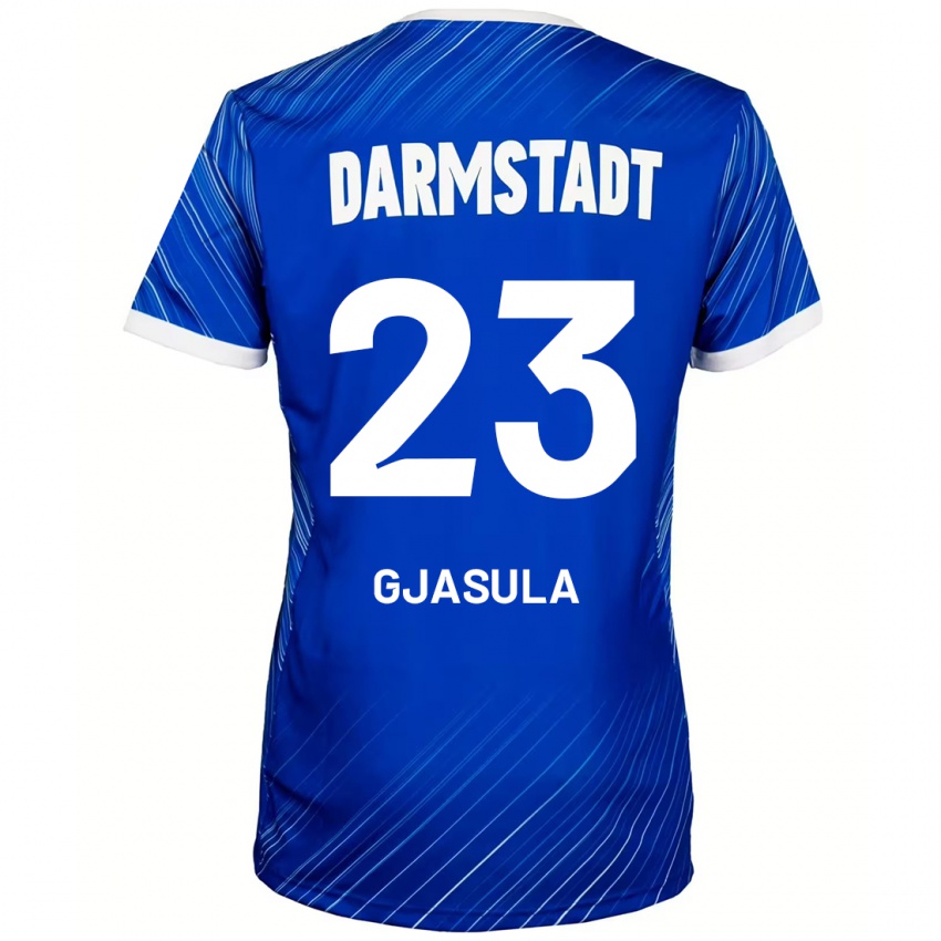 Homem Camisola Klaus Gjasula #23 Branco Azul Principal 2024/25 Camisa Brasil