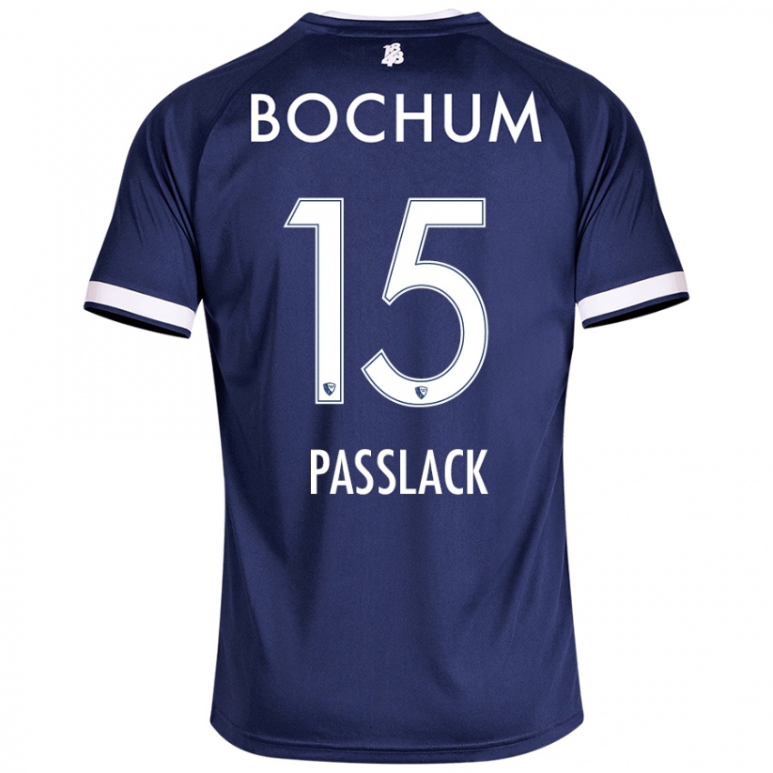 Homem Camisola Felix Passlack #15 Azul Escuro Principal 2024/25 Camisa Brasil