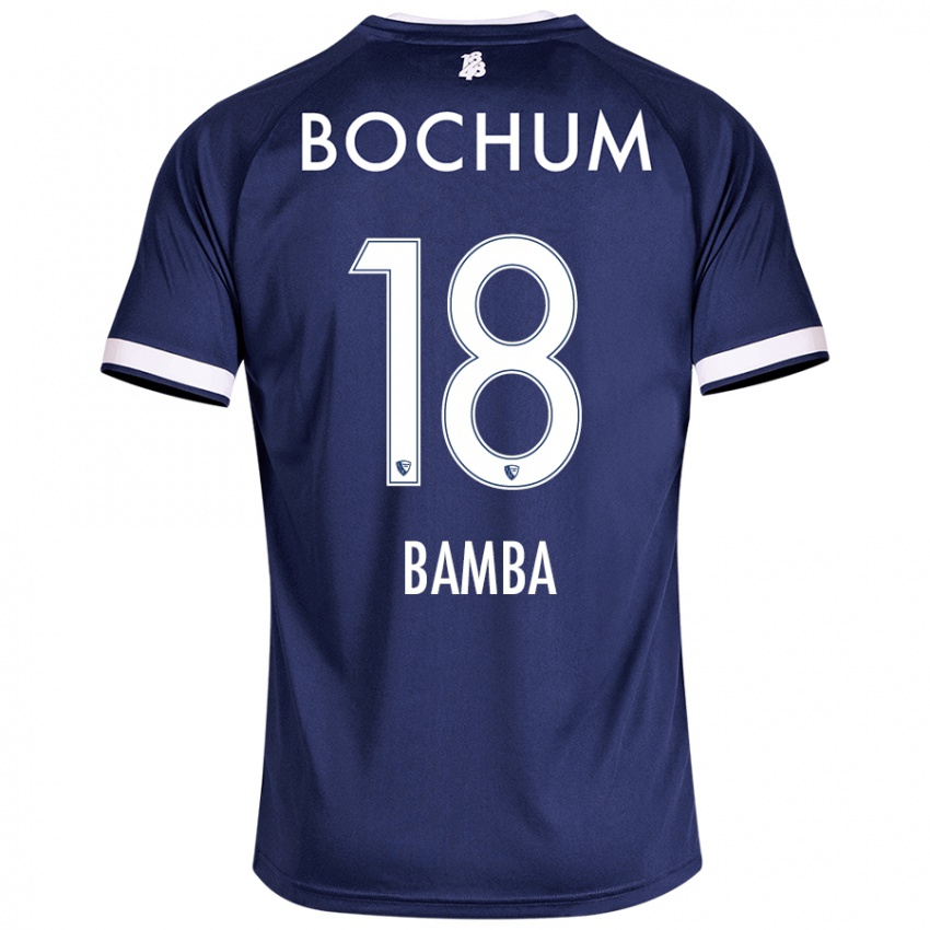 Homem Camisola Samuel Bamba #18 Azul Escuro Principal 2024/25 Camisa Brasil