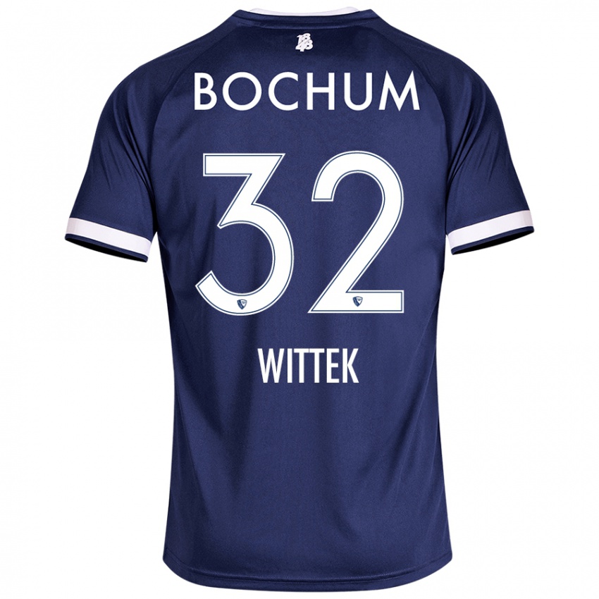 Homem Camisola Maximilian Wittek #32 Azul Escuro Principal 2024/25 Camisa Brasil