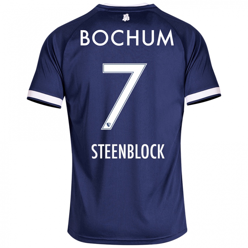 Homem Camisola Jannis Steenblock #7 Azul Escuro Principal 2024/25 Camisa Brasil