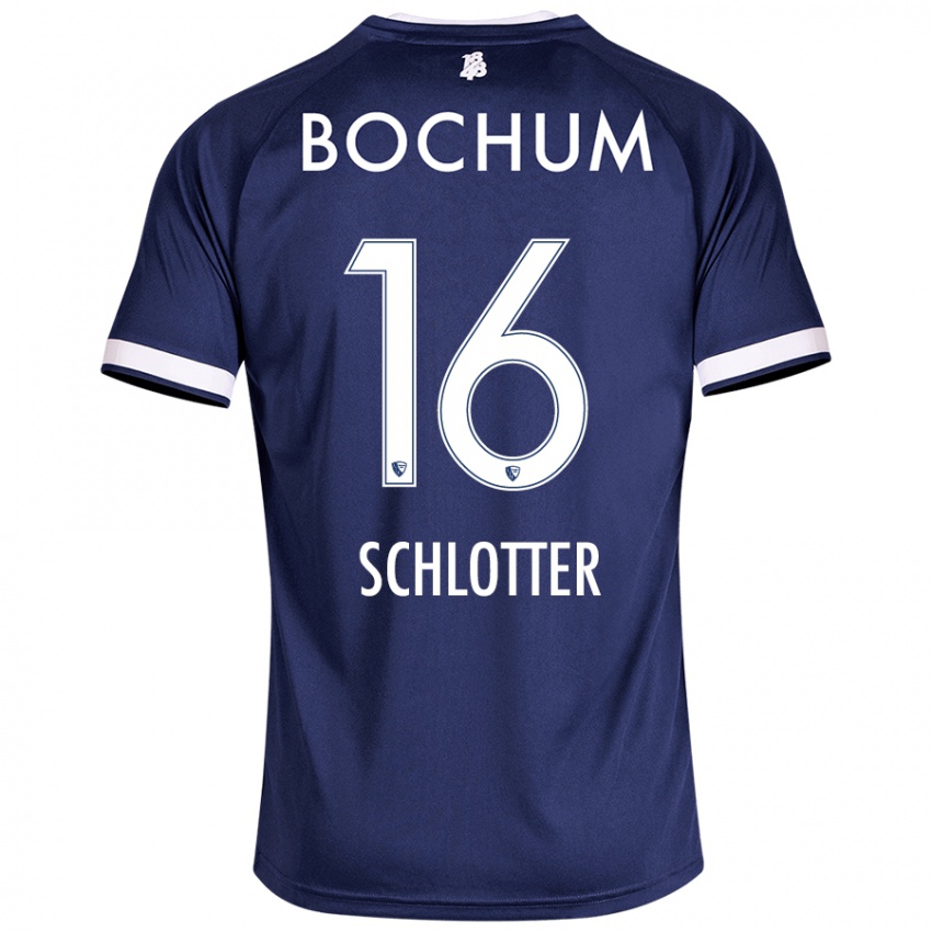 Homem Camisola Joel Schlotter #16 Azul Escuro Principal 2024/25 Camisa Brasil