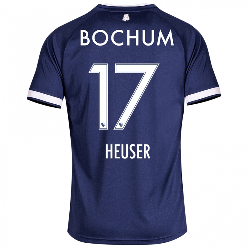 Homem Camisola Ben Heuser #17 Azul Escuro Principal 2024/25 Camisa Brasil