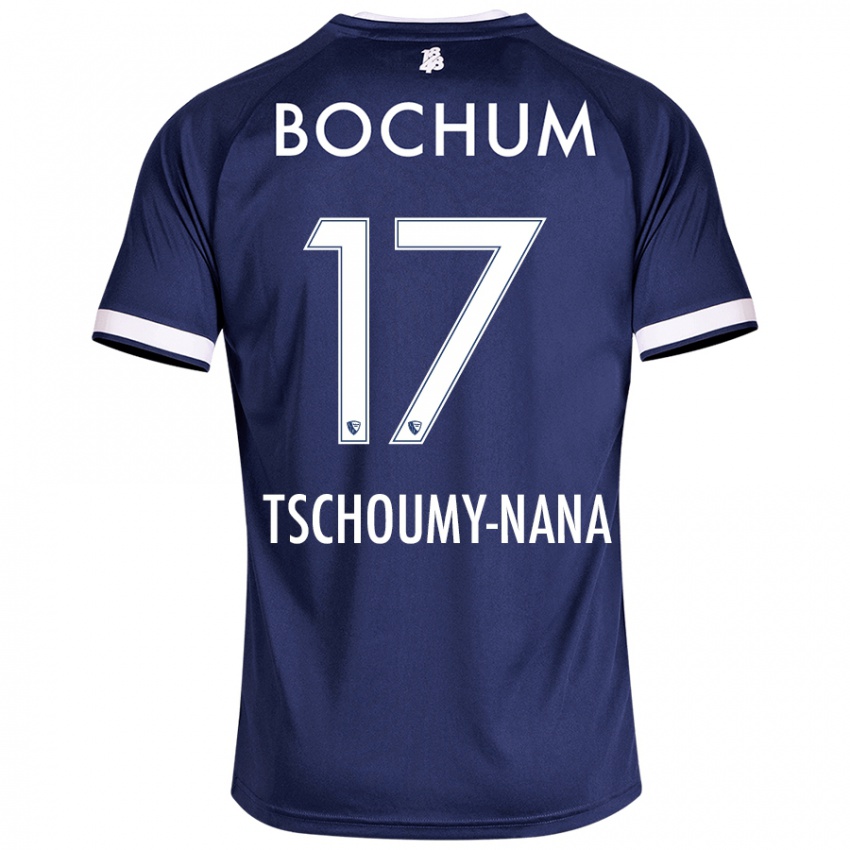 Homem Camisola Daryl Tschoumy-Nana #17 Azul Escuro Principal 2024/25 Camisa Brasil