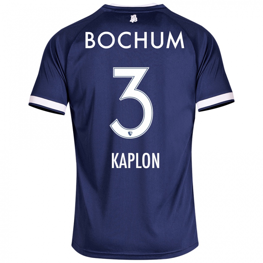 Homem Camisola Frauke Kaplon #3 Azul Escuro Principal 2024/25 Camisa Brasil