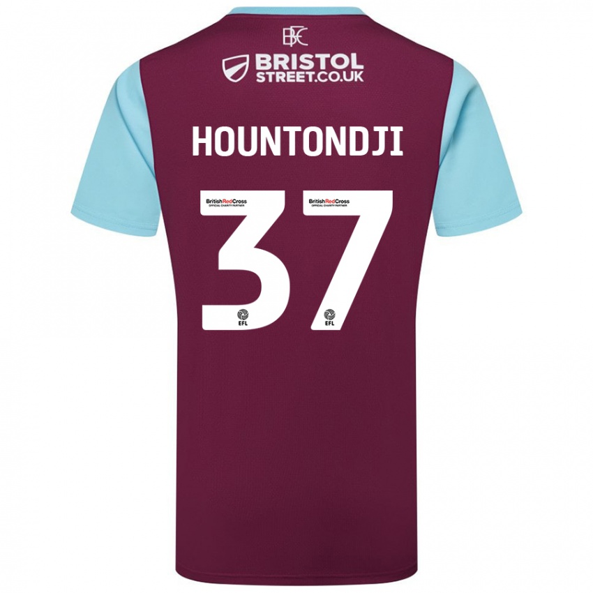 Homem Camisola Andreas Hountondji #37 Crédito Borboleta Azul Principal 2024/25 Camisa Brasil