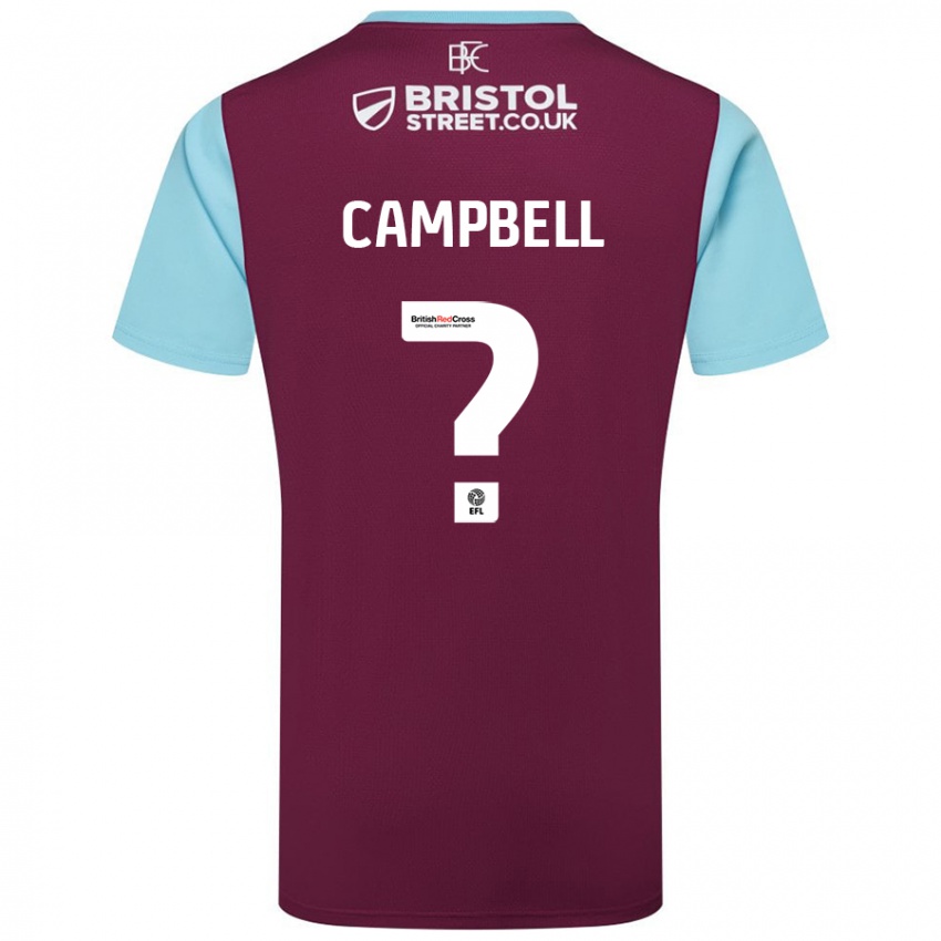 Homem Camisola Murray Campbell #0 Crédito Borboleta Azul Principal 2024/25 Camisa Brasil