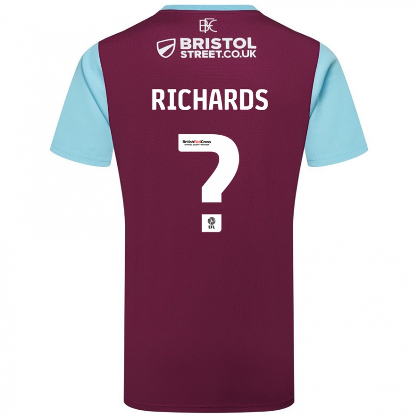 Homem Camisola Jade Richards #0 Crédito Borboleta Azul Principal 2024/25 Camisa Brasil