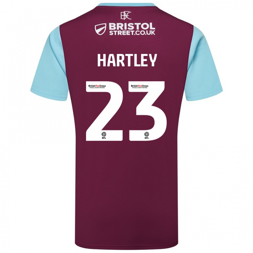 Homem Camisola Naomi Hartley #23 Crédito Borboleta Azul Principal 2024/25 Camisa Brasil