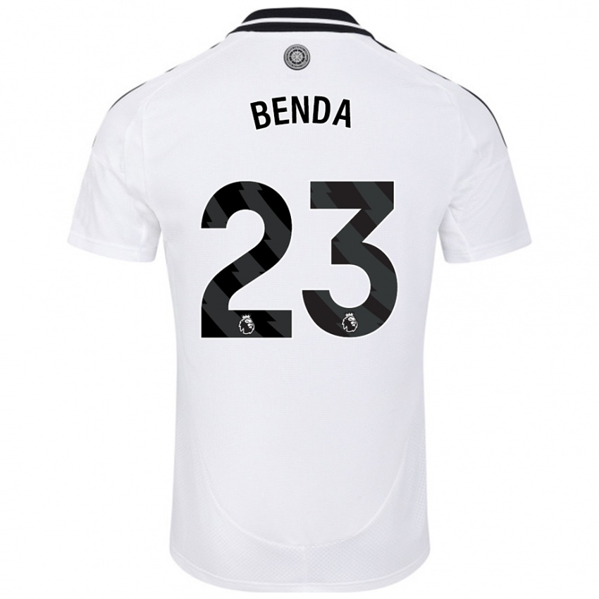 Homem Camisola Steven Benda #23 Branco Principal 2024/25 Camisa Brasil