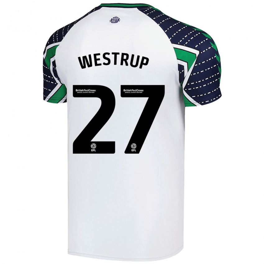 Homem Camisola Brianna Westrup #27 Branco Alternativa 2024/25 Camisa Brasil