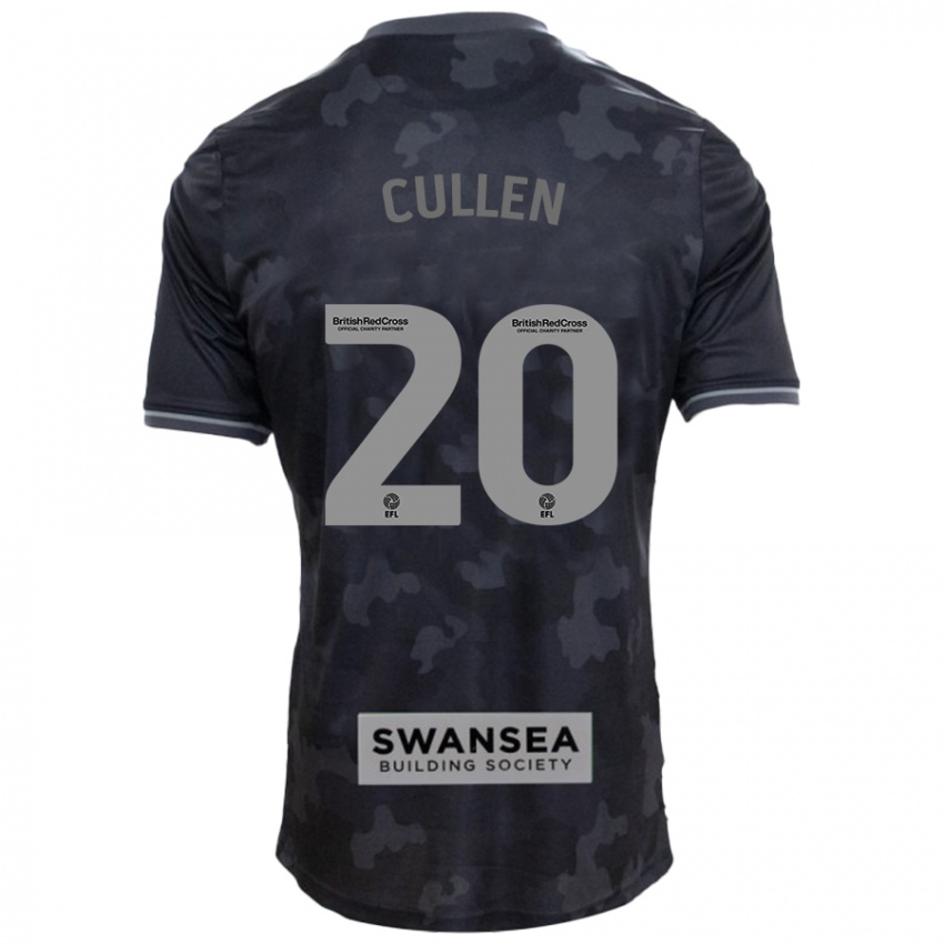 Homem Camisola Liam Cullen #20 Preto Alternativa 2024/25 Camisa Brasil