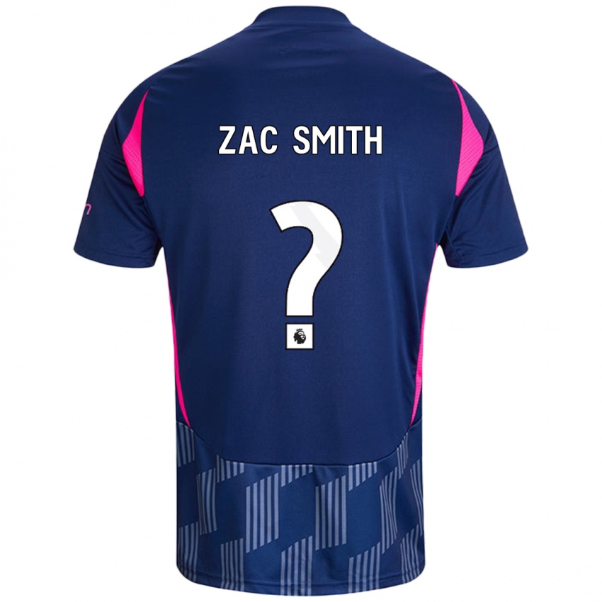 Homem Camisola Zac Smith #0 Rosa Azul Real Alternativa 2024/25 Camisa Brasil