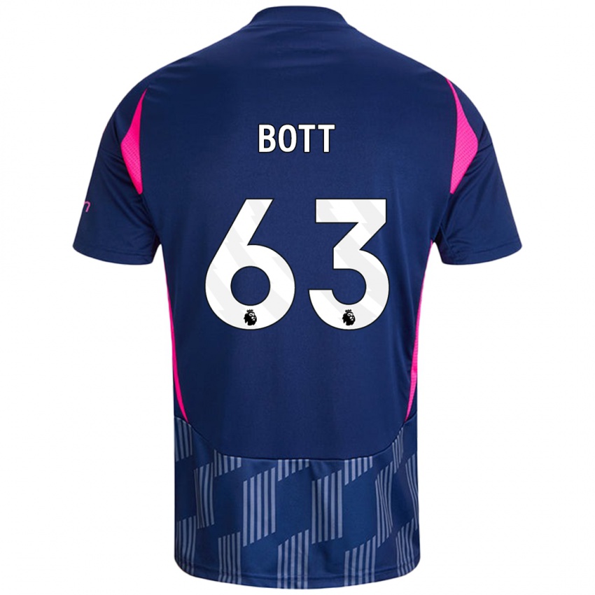 Homem Camisola Aaron Bott #63 Rosa Azul Real Alternativa 2024/25 Camisa Brasil