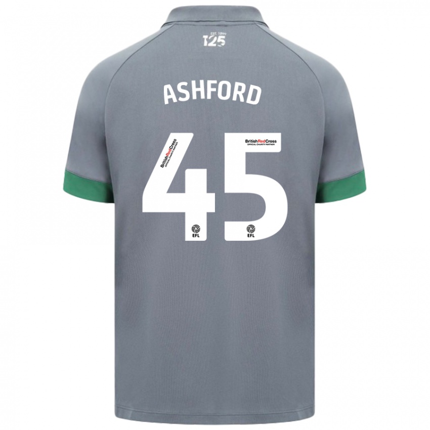 Homem Camisola Cian Ashford #45 Cinza Escuro Alternativa 2024/25 Camisa Brasil