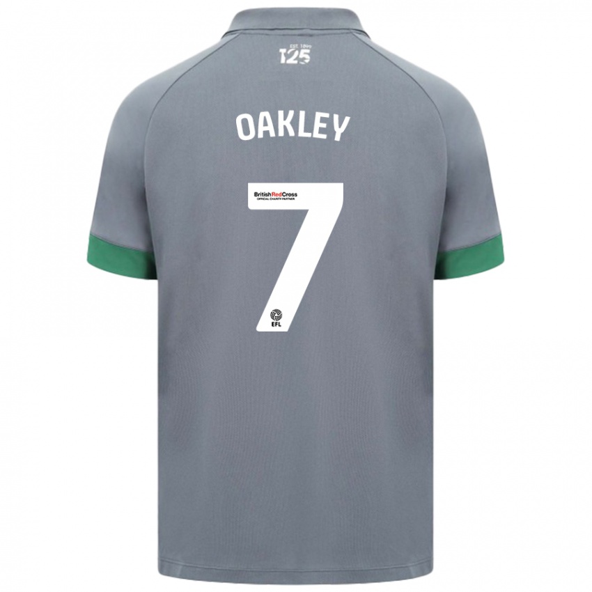 Homem Camisola Rhianne Oakley #7 Cinza Escuro Alternativa 2024/25 Camisa Brasil