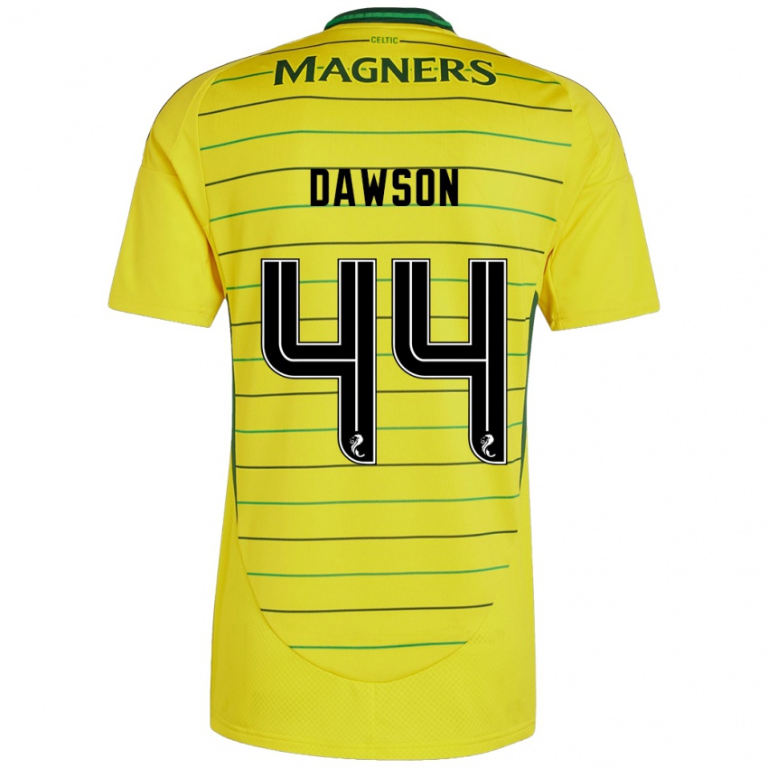 Homem Camisola Joey Dawson #44 Amarelo Alternativa 2024/25 Camisa Brasil