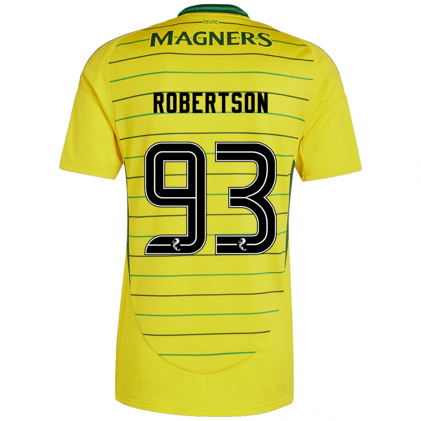 Homem Camisola Mitchell Robertson #93 Amarelo Alternativa 2024/25 Camisa Brasil