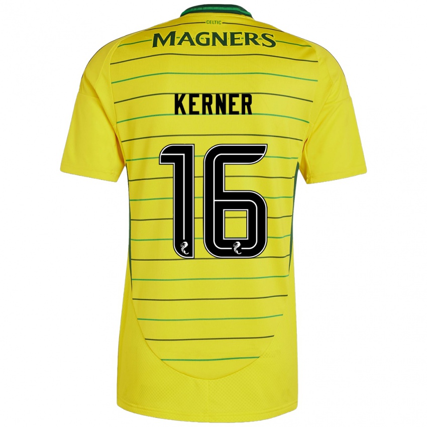 Homem Camisola Hana Kerner #16 Amarelo Alternativa 2024/25 Camisa Brasil