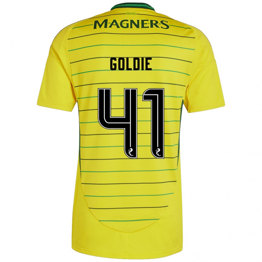 Homem Camisola Clare Goldie #41 Amarelo Alternativa 2024/25 Camisa Brasil