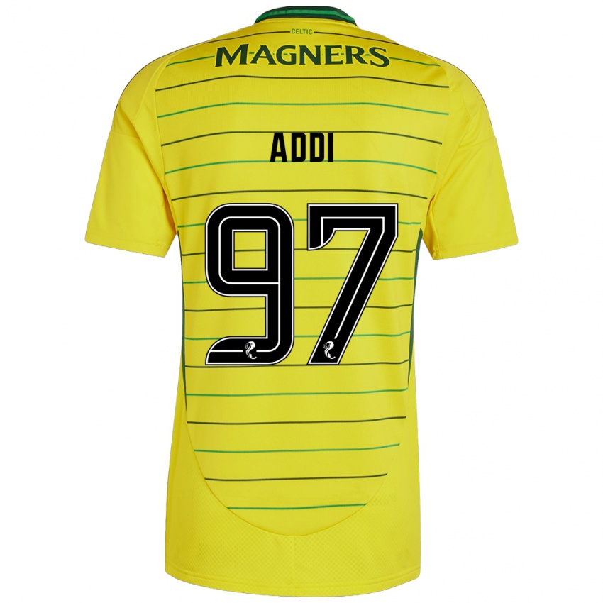 Homem Camisola Imane Addi #97 Amarelo Alternativa 2024/25 Camisa Brasil