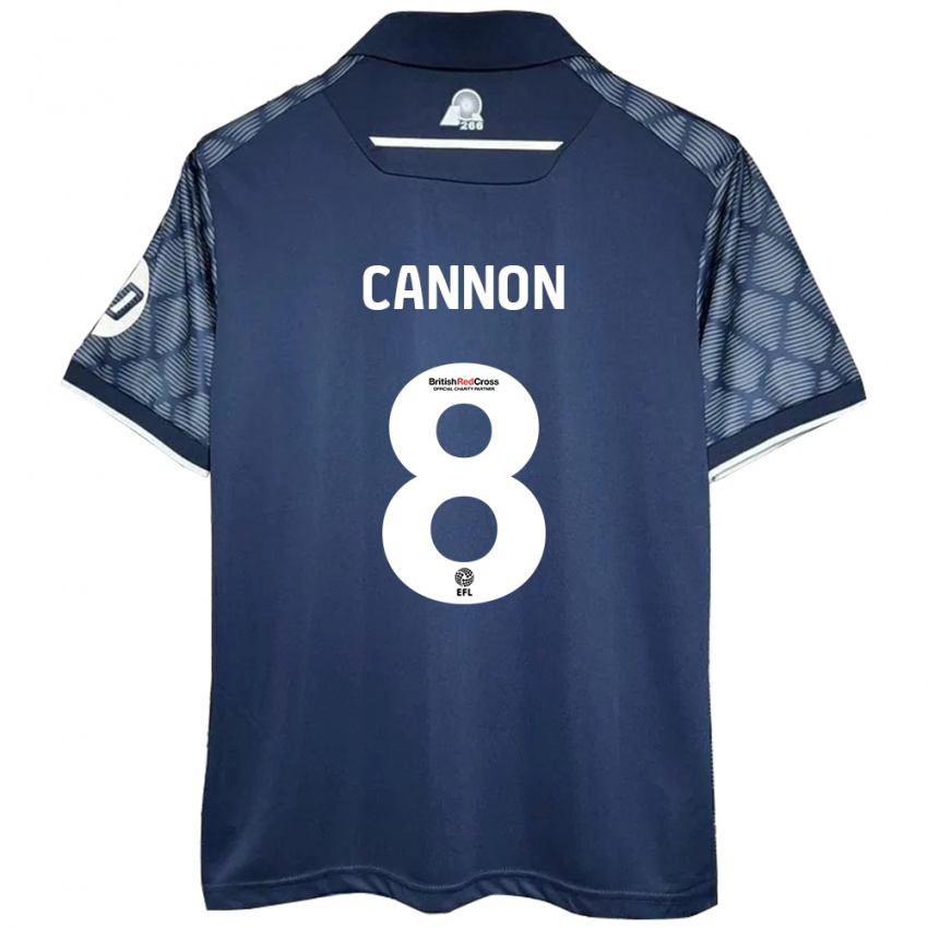 Homem Camisola Andy Cannon #8 Preto Alternativa 2024/25 Camisa Brasil