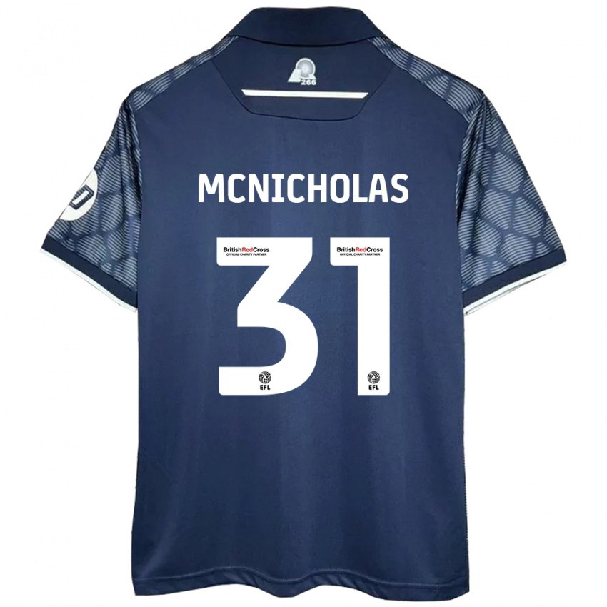 Homem Camisola Luke Mcnicholas #31 Preto Alternativa 2024/25 Camisa Brasil