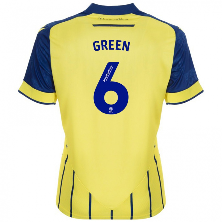 Homem Camisola Isabel Green #6 Azul Amarelo Alternativa 2024/25 Camisa Brasil