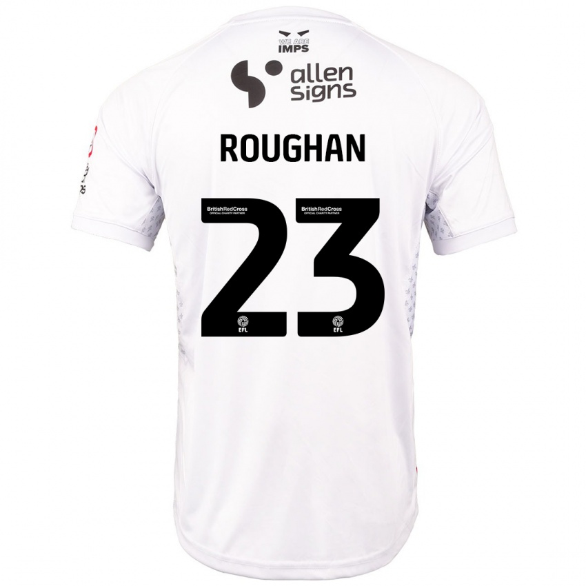 Homem Camisola Sean Roughan #23 Branco Vermelho Alternativa 2024/25 Camisa Brasil