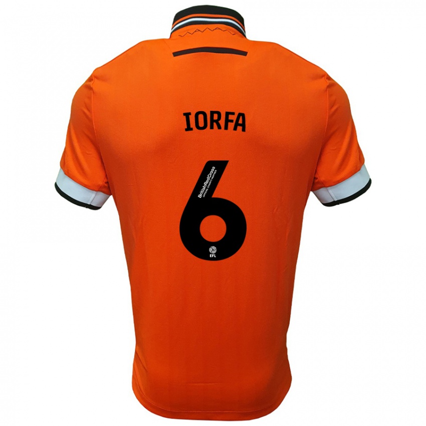 Homem Camisola Dominic Iorfa #6 Branco Laranja Alternativa 2024/25 Camisa Brasil