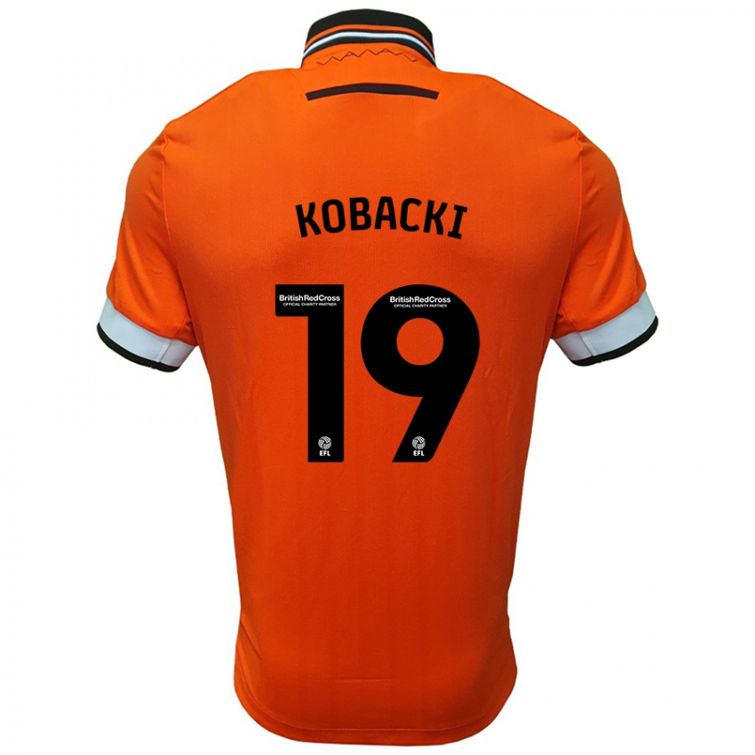 Homem Camisola Olaf Kobacki #19 Branco Laranja Alternativa 2024/25 Camisa Brasil