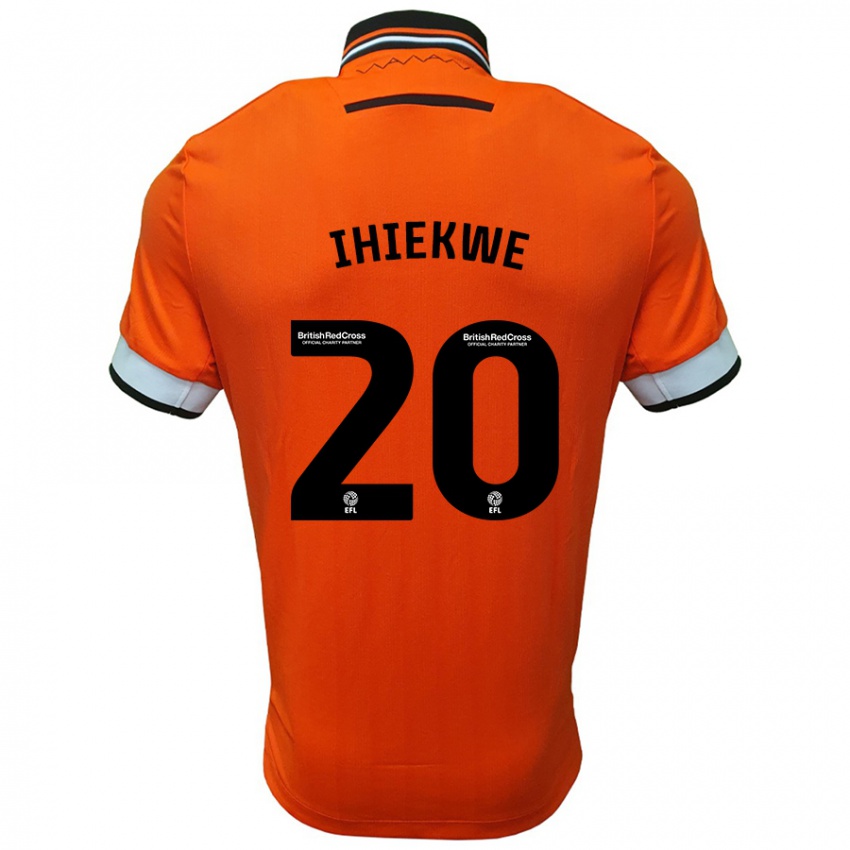 Homem Camisola Michael Ihiekwe #20 Branco Laranja Alternativa 2024/25 Camisa Brasil