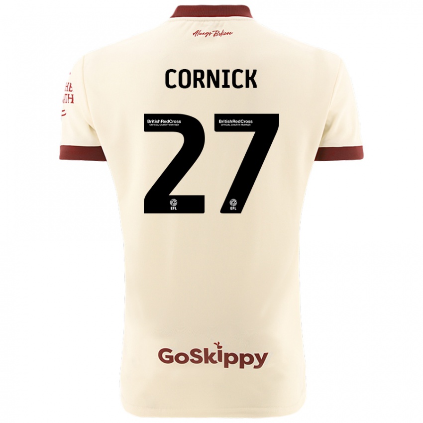 Homem Camisola Harry Cornick #27 Creme Branco Alternativa 2024/25 Camisa Brasil