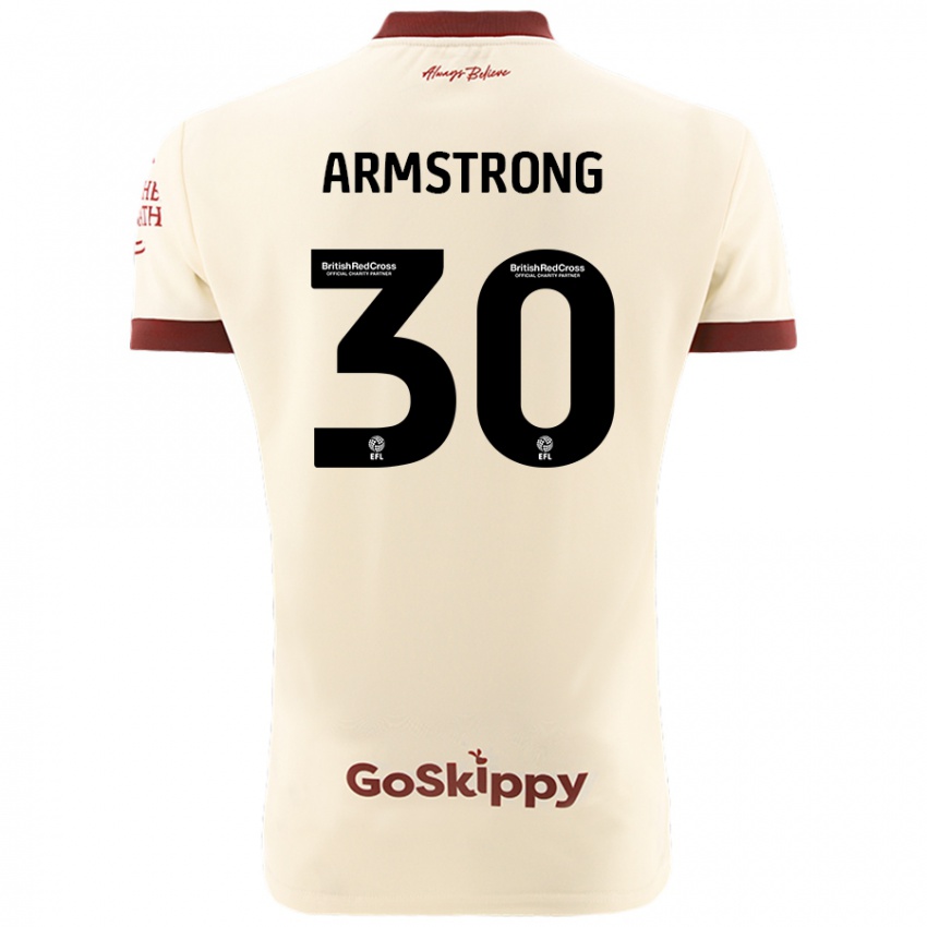 Homem Camisola Sinclair Armstrong #30 Creme Branco Alternativa 2024/25 Camisa Brasil