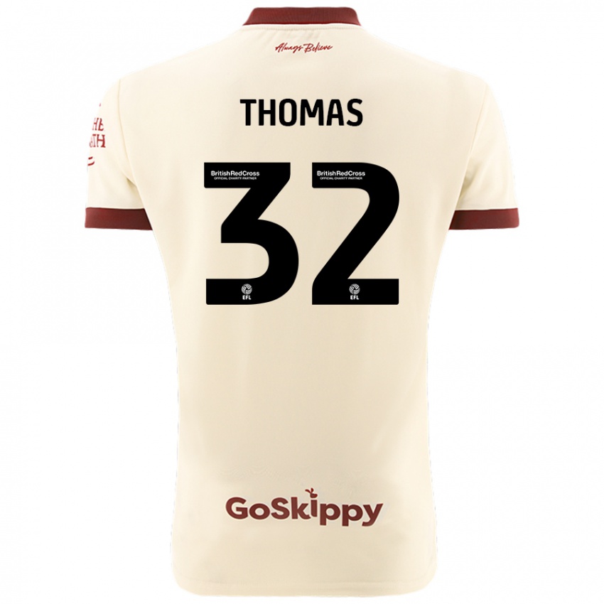 Homem Camisola Lewis Thomas #32 Creme Branco Alternativa 2024/25 Camisa Brasil