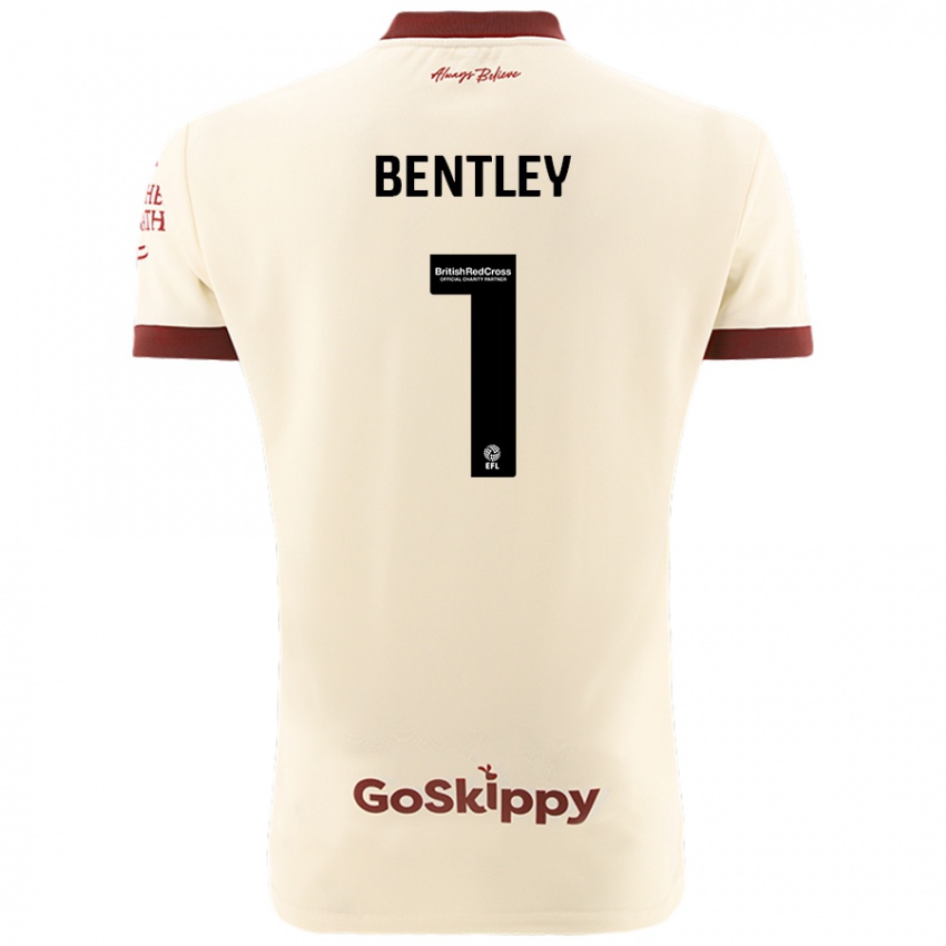 Homem Camisola Fran Bentley #1 Creme Branco Alternativa 2024/25 Camisa Brasil