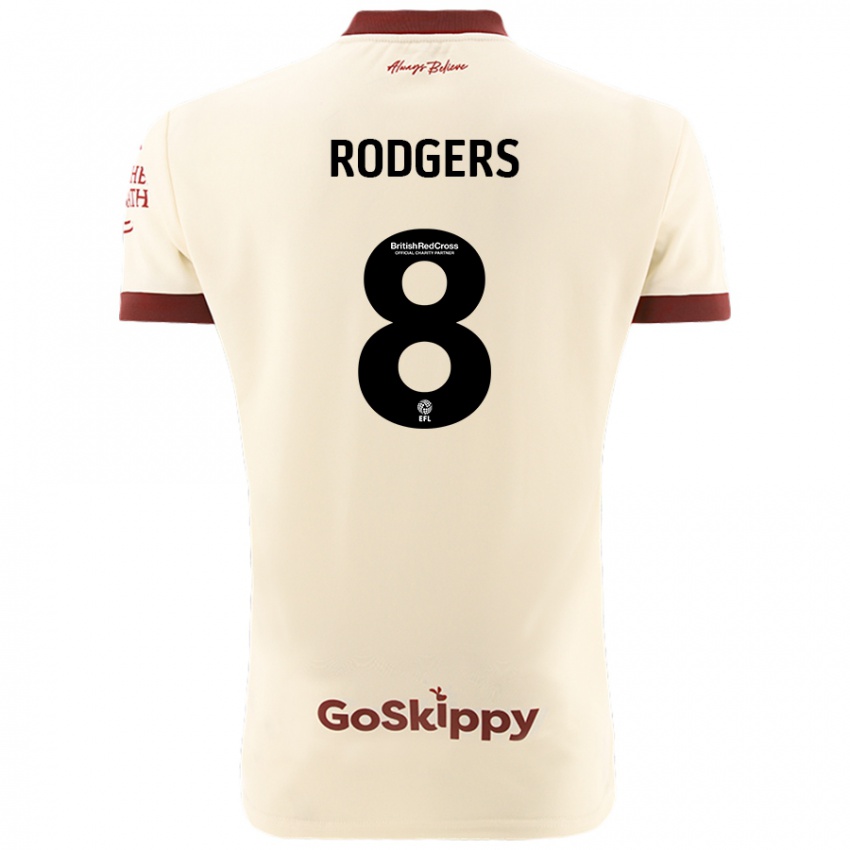 Homem Camisola Amy Rodgers #8 Creme Branco Alternativa 2024/25 Camisa Brasil