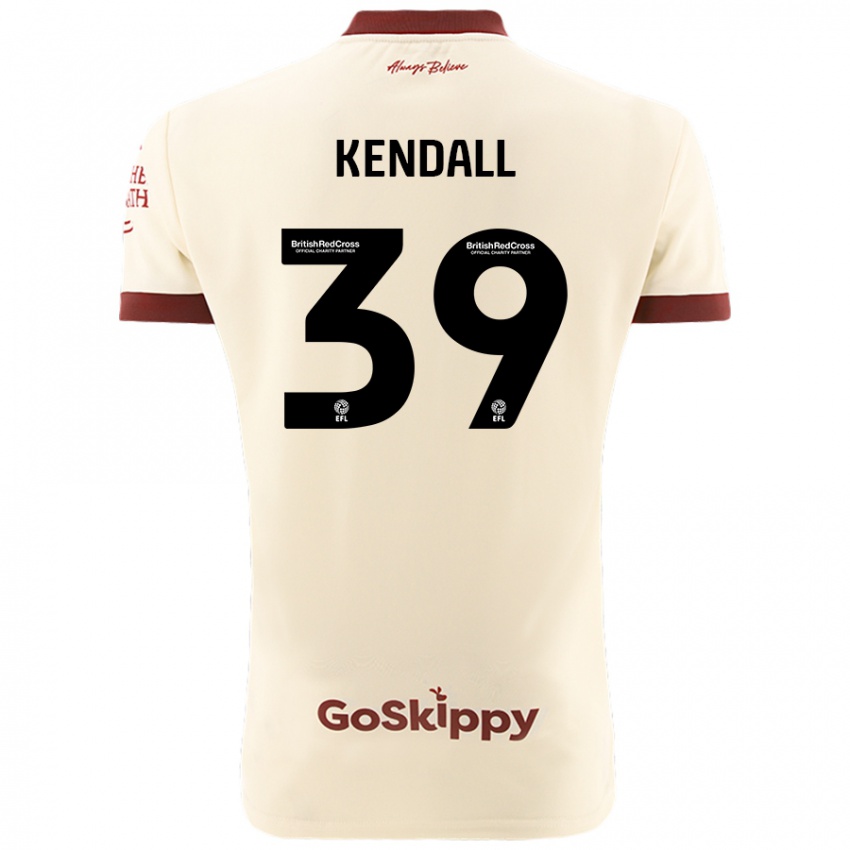 Homem Camisola Maya Kendall #39 Creme Branco Alternativa 2024/25 Camisa Brasil