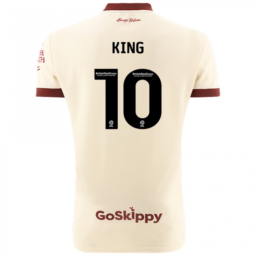 Homem Camisola Andy King #10 Creme Branco Alternativa 2024/25 Camisa Brasil